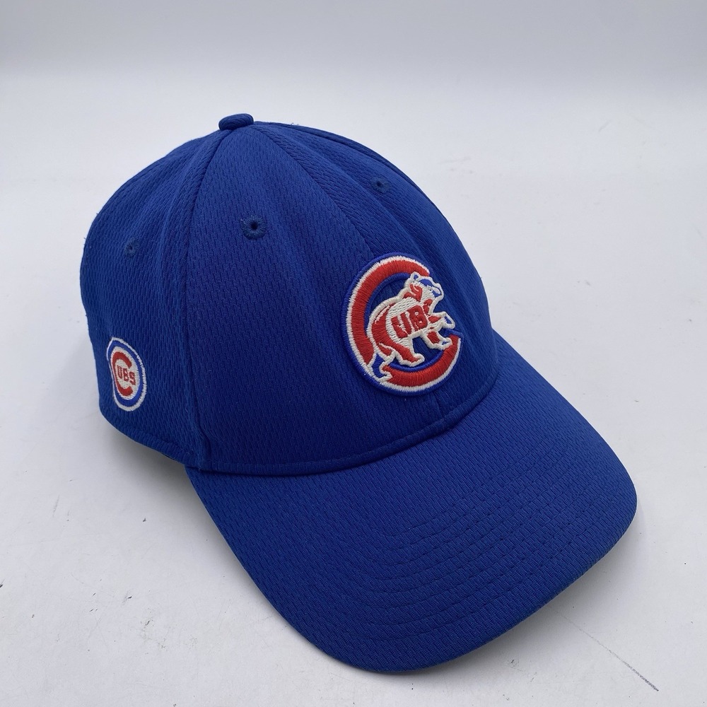 Chicago Cubs Hat New Era 9Forty SnapBack Blue Throwback Logo Cleaned